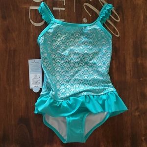 Girls one piece swim suit.